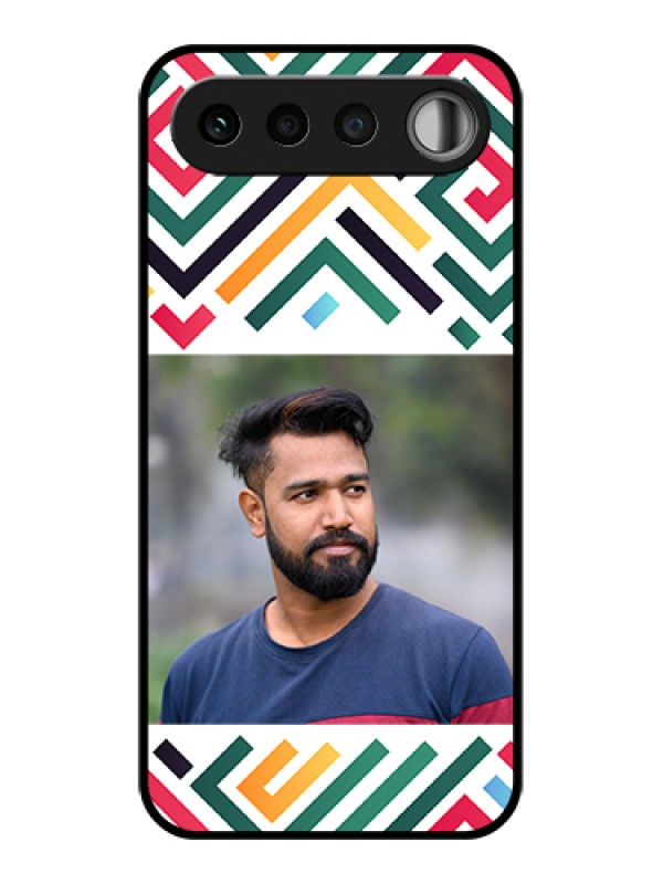 Custom Realme 16 5G Custom Glass Phone Case - Colorful Maze Pattern Design