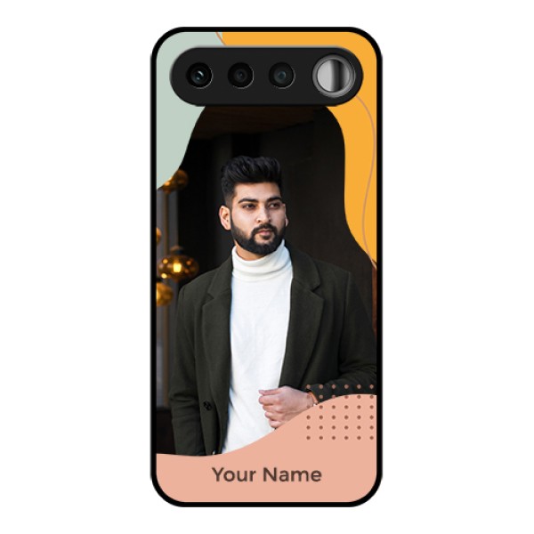 Realme 16 5G Custom Glass Phone Case - Tri - Coloured Overlay Design Realme 16 5G Custom Glass Phone Case - Tri - Coloured Overlay Design