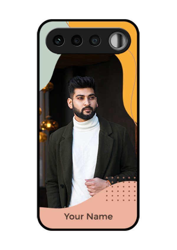 Realme 16 5G Custom Glass Phone Case - Tri - Coloured Overlay Design