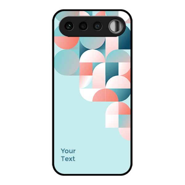 Realme 16 5G Custom Glass Phone Case - Stylish Semi - Circle Pattern Design Realme 16 5G Custom Glass Phone Case - Stylish Semi - Circle Pattern Design