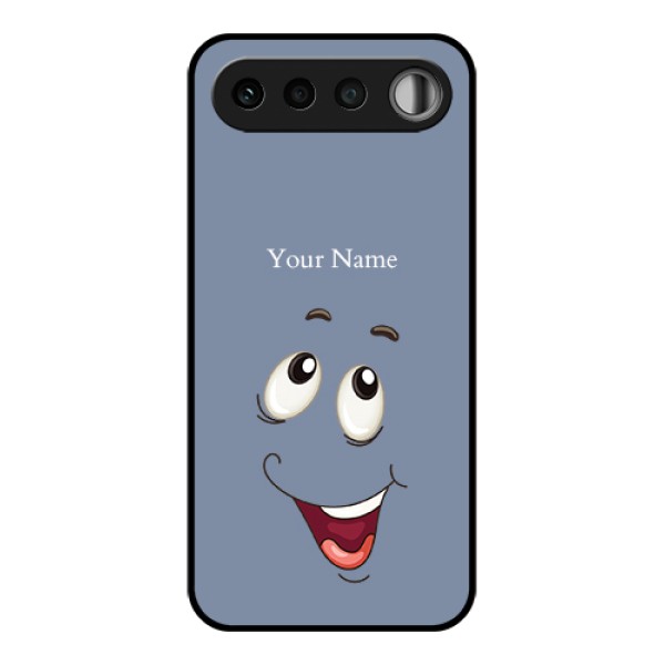 Realme 16 5G Custom Glass Phone Case - Laughing Cartoon Face Design Realme 16 5G Custom Glass Phone Case - Laughing Cartoon Face Design