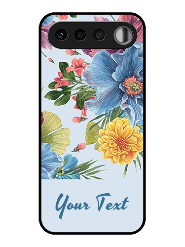 Custom Realme 16 5G Custom Glass Phone Case - Stunning Watercolored Flowers Painting Design