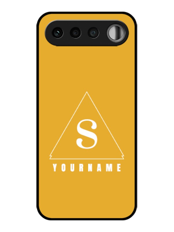 Custom Realme 16 5G Custom Glass Phone Case - Simple Triangle Design