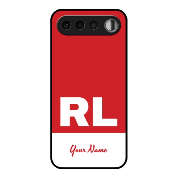 Realme 16 5G Custom Glass Phone Case - Dual Tone Custom Text Design Realme 16 5G Custom Glass Phone Case - Dual Tone Custom Text Design