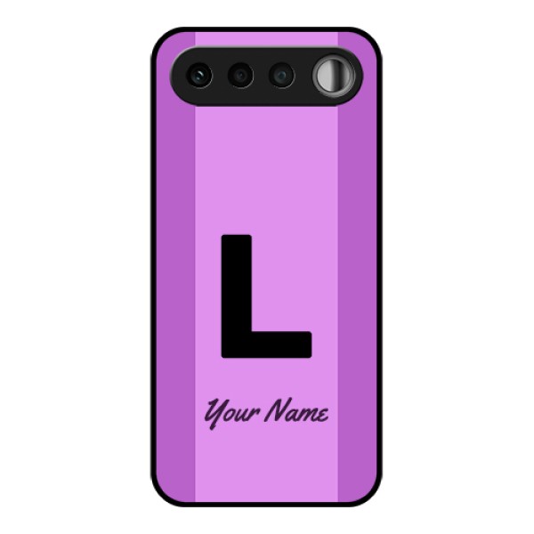 Realme 16 5G Custom Glass Phone Case - Tricolor Custom Text Design Realme 16 5G Custom Glass Phone Case - Tricolor Custom Text Design