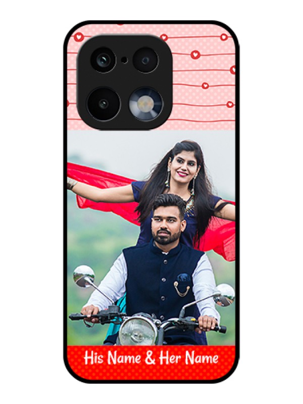 Custom Realme 16 Pro 5G Custom Glass Phone Case - Red Pattern Case Design