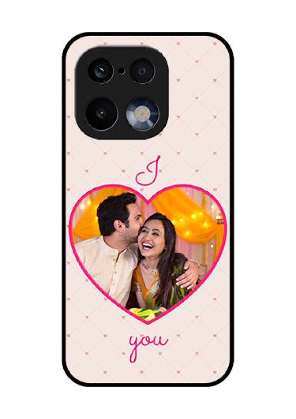Realme 16 Pro 5G Custom Glass Phone Case - Heart Shape Design