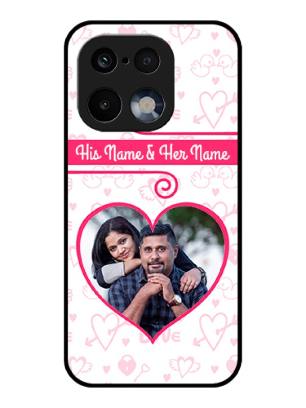 Custom Realme 16 Pro 5G Custom Glass Phone Case - Heart Shape Love Design