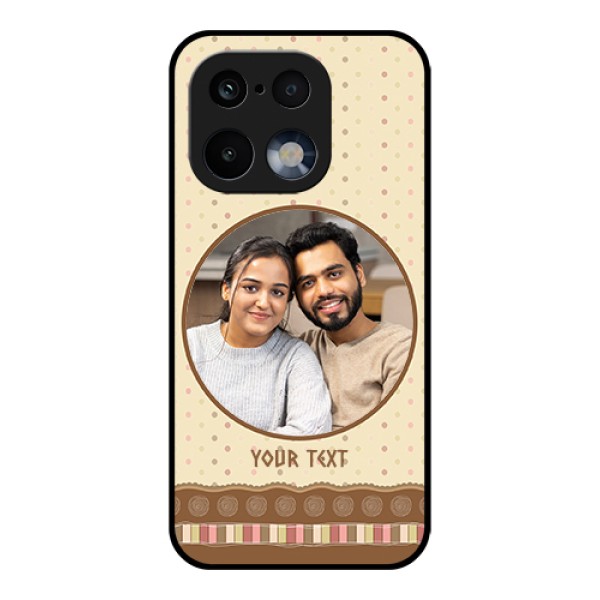Realme 16 Pro 5G Custom Glass Phone Case - Brown Dotted Mobile Case Design
