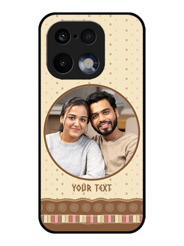 Custom Realme 16 Pro 5G Custom Glass Phone Case - Brown Dotted Mobile Case Design