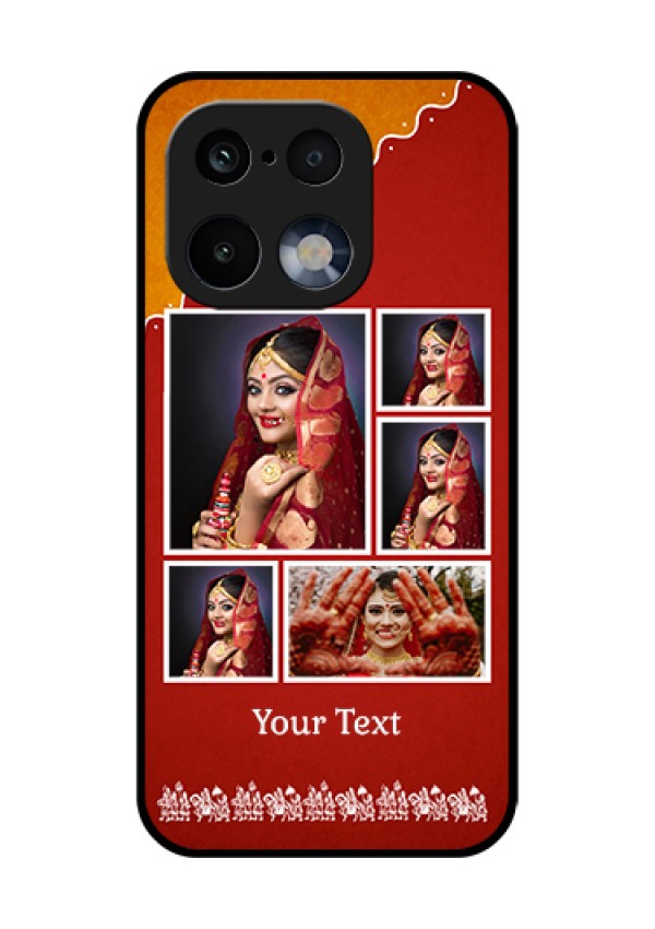 Realme 16 Pro 5G Custom Glass Phone Case - Wedding Pic Upload Design