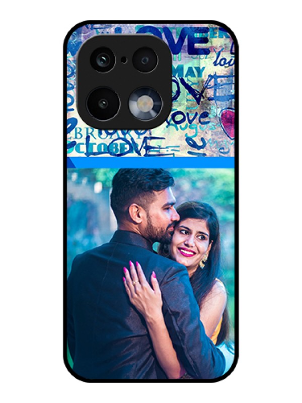 Custom Realme 16 Pro 5G Custom Glass Phone Case - Colorful Love Design
