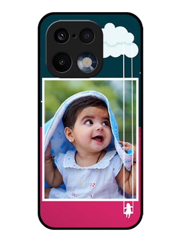 Custom Realme 16 Pro 5G Custom Glass Phone Case - Cute Girl With Cloud Design
