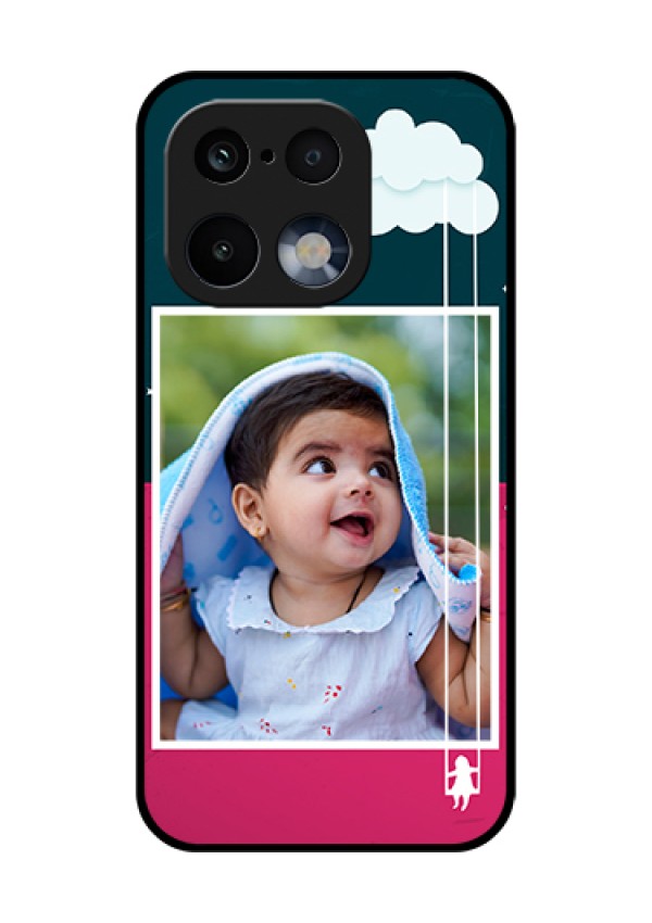 Realme 16 Pro 5G Custom Glass Phone Case - Cute Girl With Cloud Design