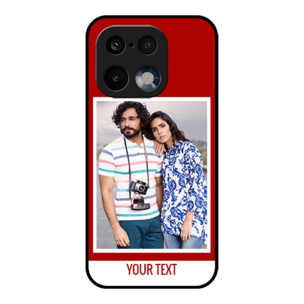 Realme 16 Pro 5G Custom Glass Phone Case - Red Color Design Realme 16 Pro 5G Custom Glass Phone Case - Red Color Design