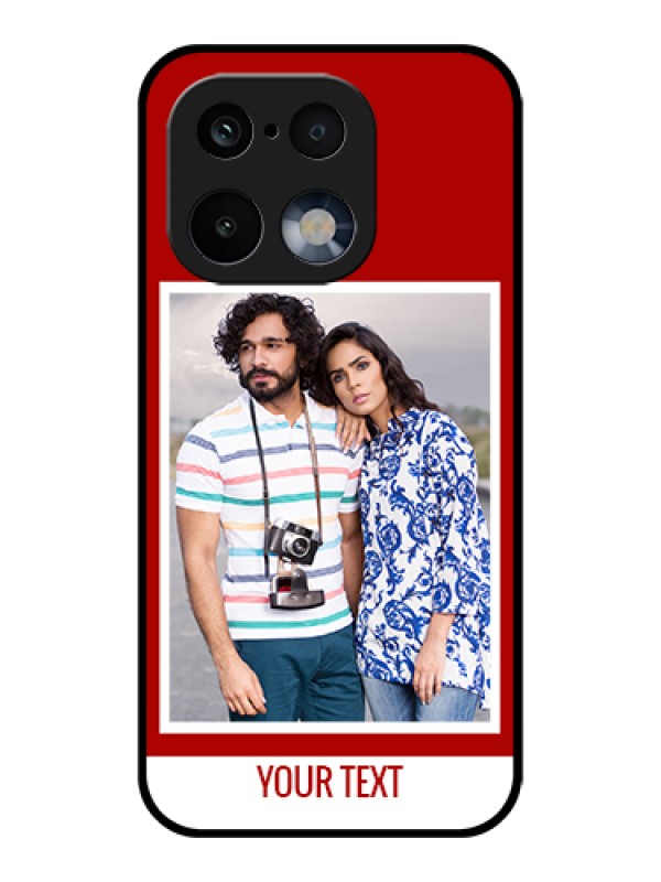 Custom Realme 16 Pro 5G Custom Glass Phone Case - Red Color Design