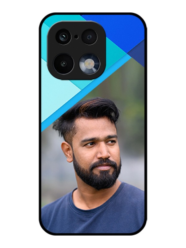 Custom Realme 16 Pro 5G Custom Glass Phone Case - Blue Pattern Design