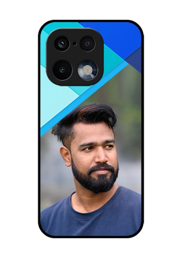 Realme 16 Pro 5G Custom Glass Phone Case - Blue Pattern Design