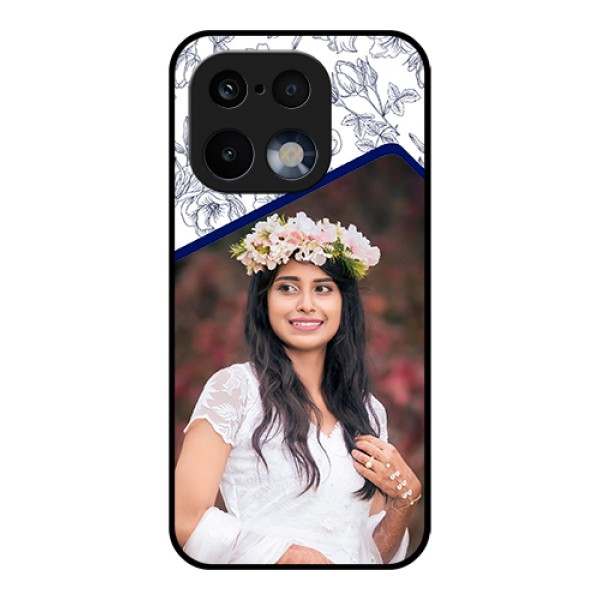 Realme 16 Pro 5G Custom Glass Phone Case - Classy Floral Design