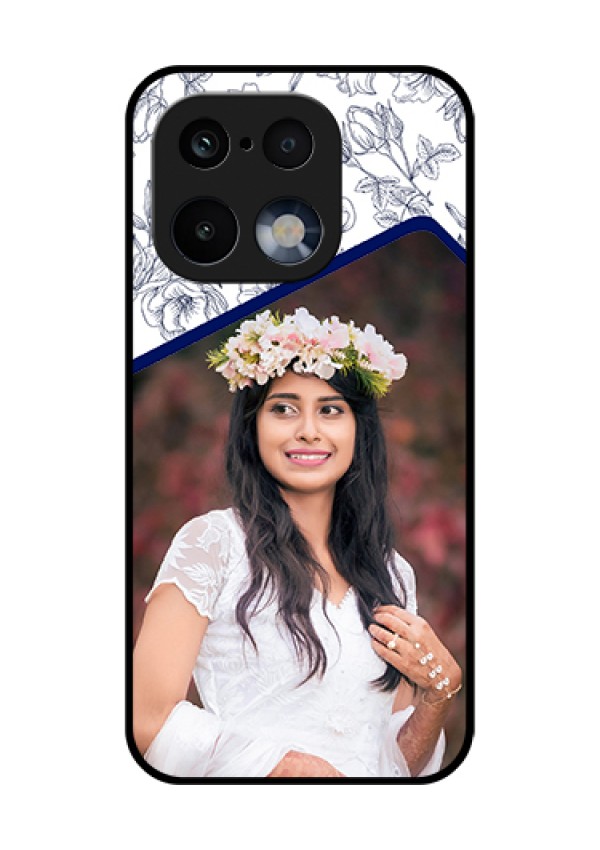 Realme 16 Pro 5G Custom Glass Phone Case - Classy Floral Design