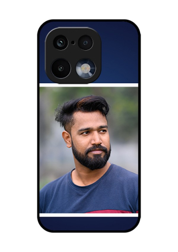 Realme 16 Pro 5G Custom Glass Phone Case - Simple Royal Blue Design