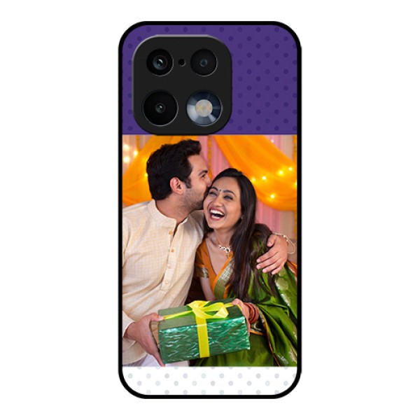 Realme 16 Pro 5G Custom Glass Phone Case - Violet Colored Pattern Design