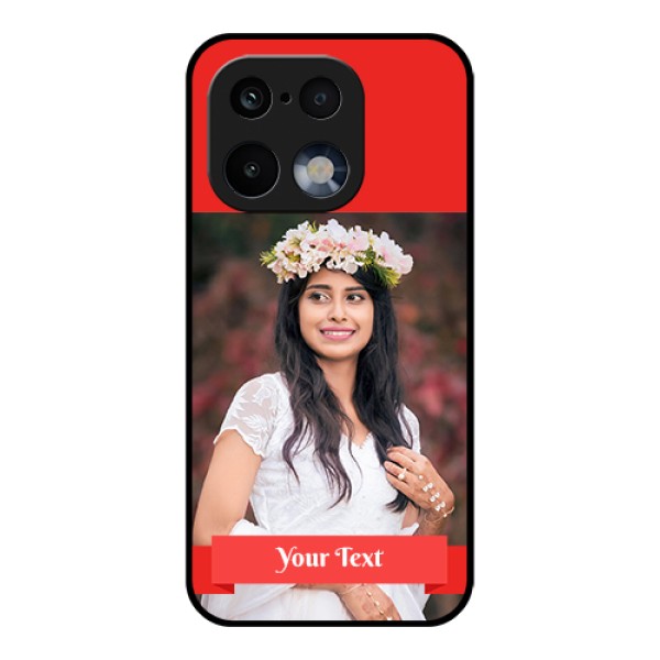 Realme 16 Pro 5G Custom Glass Phone Case - Simple Red Color Design