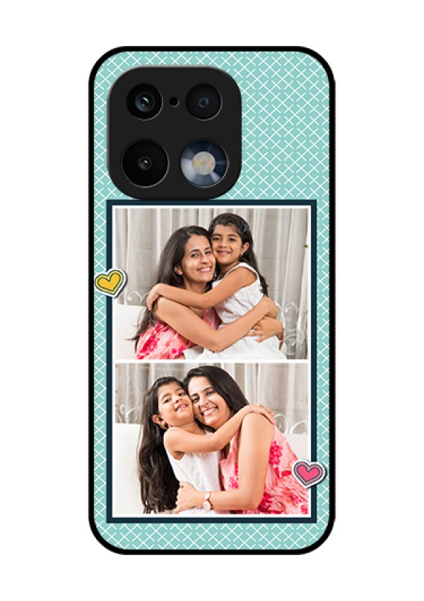 Realme 16 Pro 5G Custom Glass Phone Case - 2 Image Holder With Pattern Design