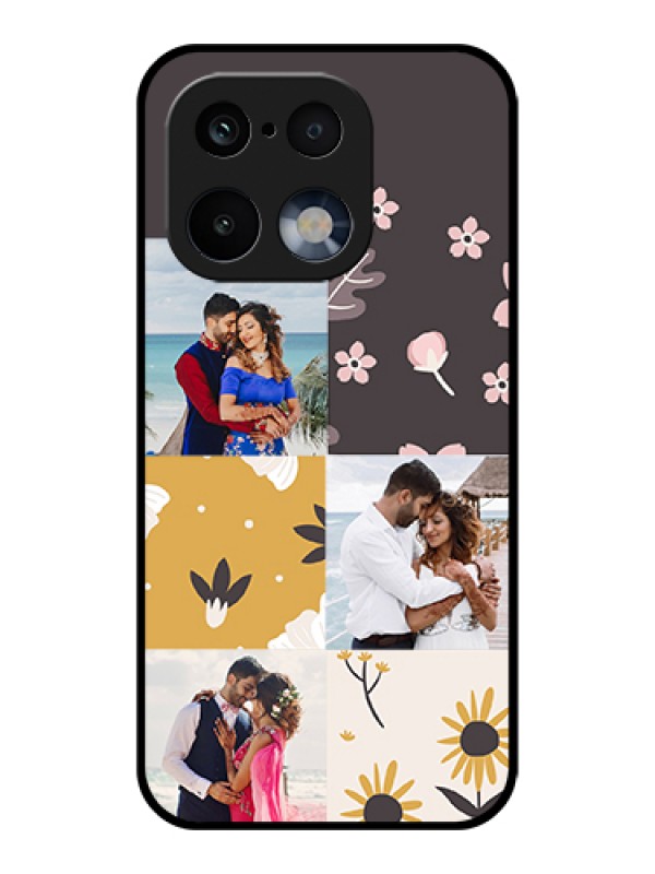 Custom Realme 16 Pro 5G Custom Glass Phone Case - 3 Images With Floral Design