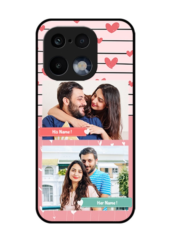 Realme 16 Pro 5G Custom Glass Phone Case - Photo With Heart Design