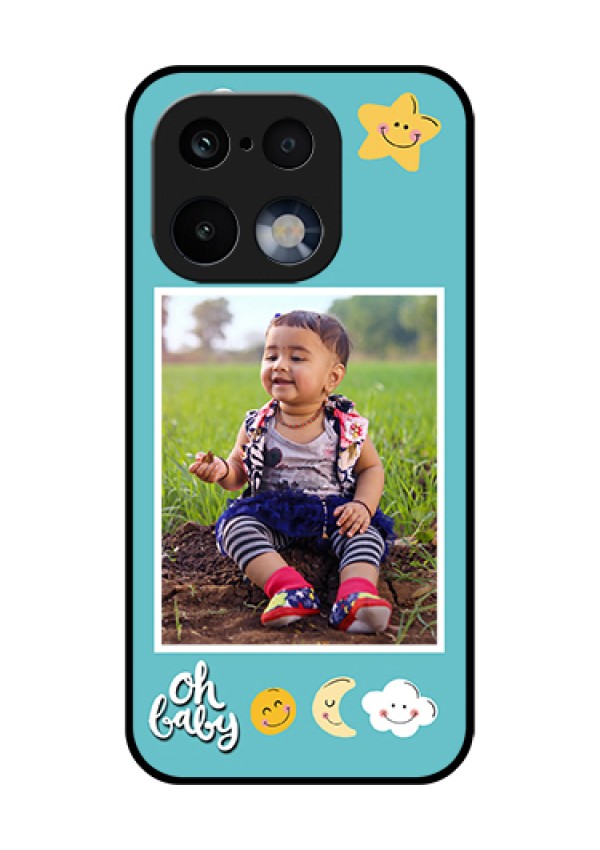 Realme 16 Pro 5G Custom Glass Phone Case - Smiley Kids Stars Design