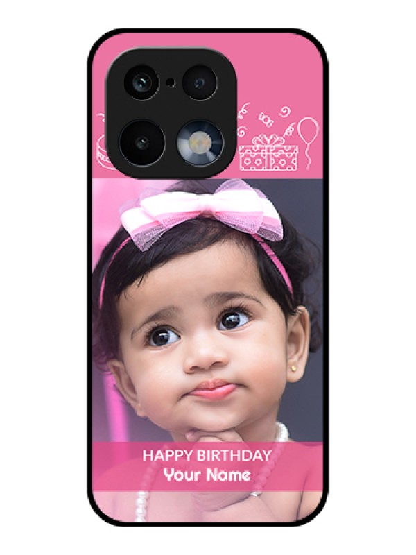 Custom Realme 16 Pro 5G Custom Glass Phone Case - With Birthday Line Art Design