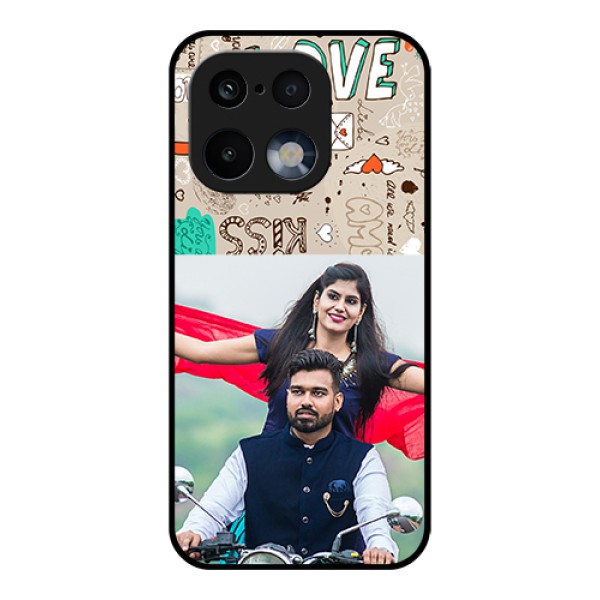 Realme 16 Pro 5G Custom Glass Phone Case - Love Doodle Pattern