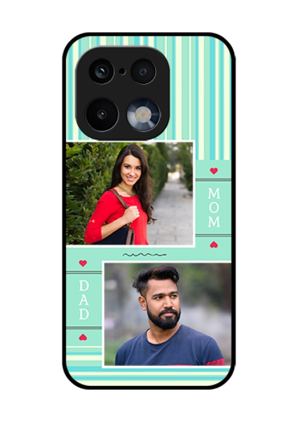 Realme 16 Pro 5G Custom Glass Phone Case - Mom & Dad Pic Design