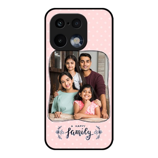 Realme 16 Pro 5G Custom Glass Phone Case - Family With Dots Design
