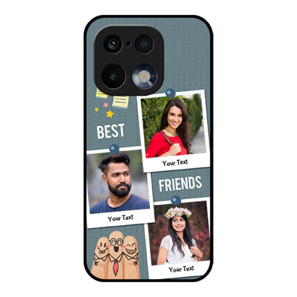 Realme 16 Pro 5G Custom Glass Phone Case - Sticky Frames And Friendship Design Realme 16 Pro 5G Custom Glass Phone Case - Sticky Frames And Friendship Design