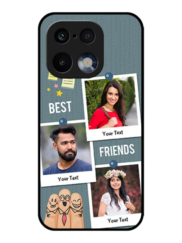 Custom Realme 16 Pro 5G Custom Glass Phone Case - Sticky Frames And Friendship Design