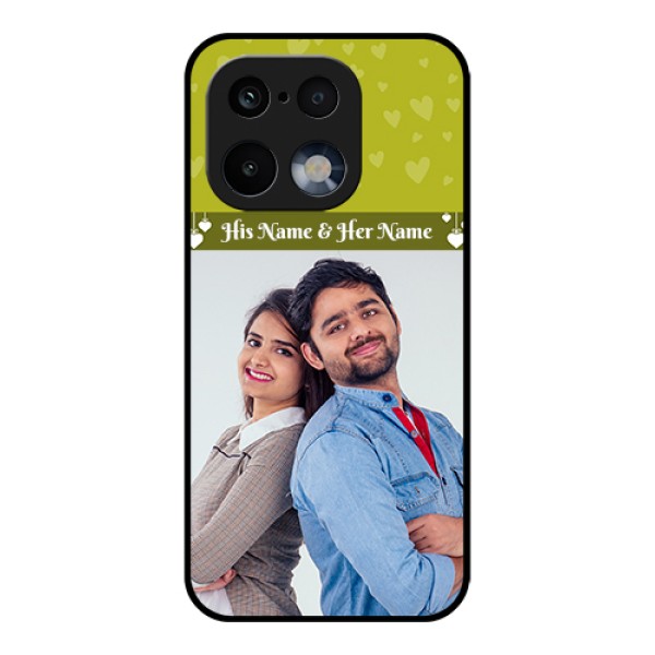 Realme 16 Pro 5G Custom Glass Phone Case - You & Me Heart Design