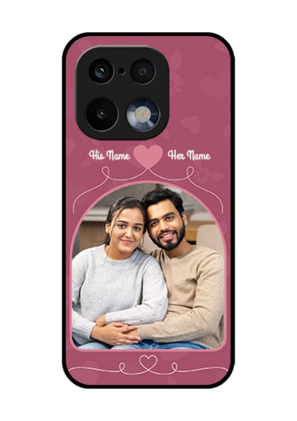 Realme 16 Pro 5G Custom Glass Phone Case - Love Floral Design