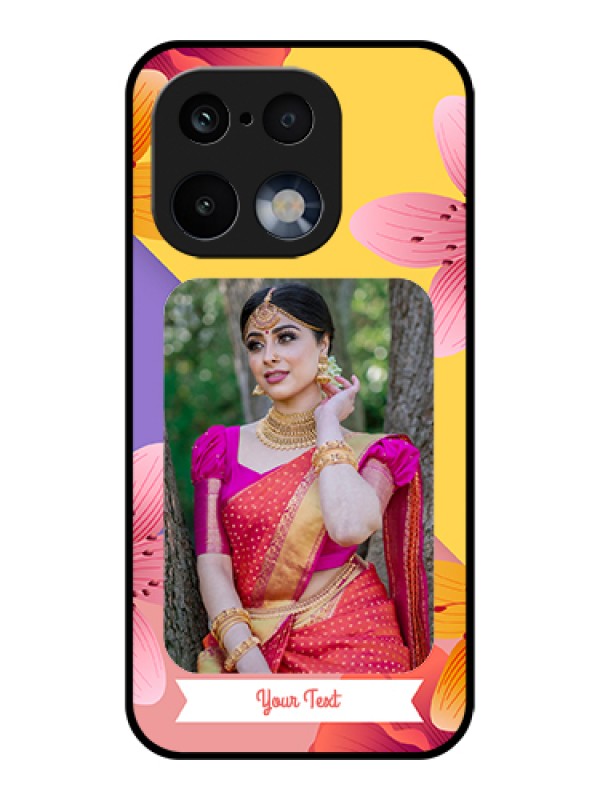 Custom Realme 16 Pro 5G Custom Glass Phone Case - 3 Image With Vintage Floral Design