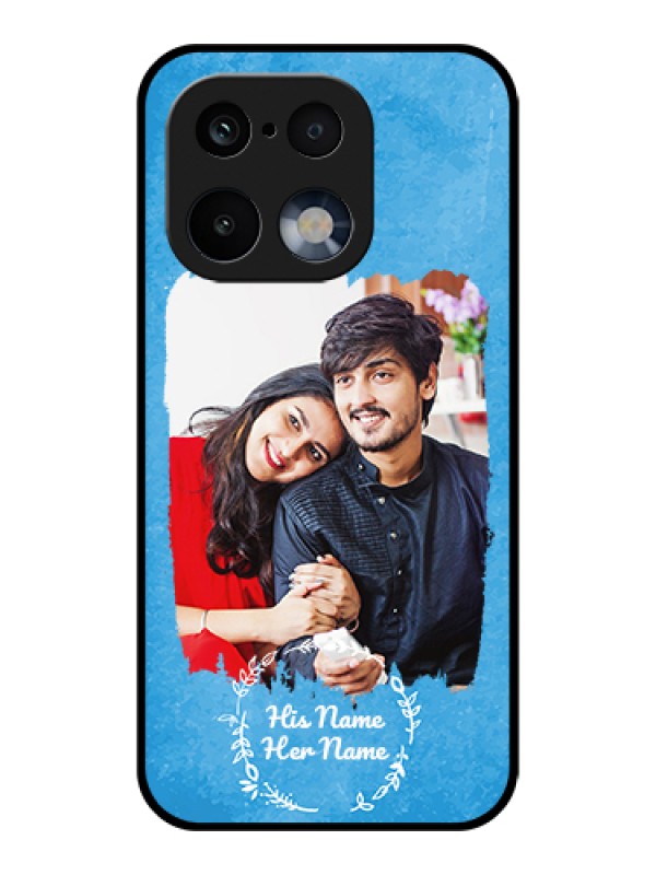 Custom Realme 16 Pro 5G Custom Glass Phone Case - Blue Color Vintage Design