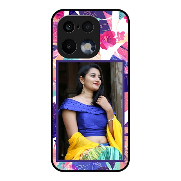 Realme 16 Pro 5G Custom Glass Phone Case - Abstract Floral Design
