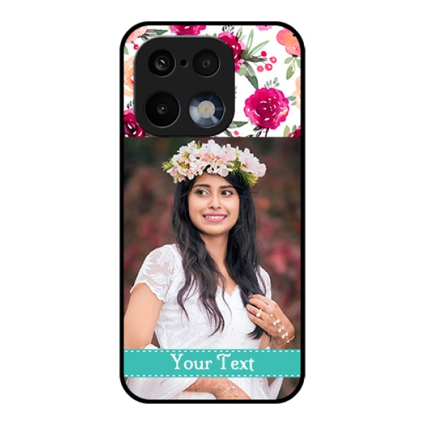 Realme 16 Pro 5G Custom Glass Phone Case - Water Colors Floral Design Realme 16 Pro 5G Custom Glass Phone Case - Water Colors Floral Design