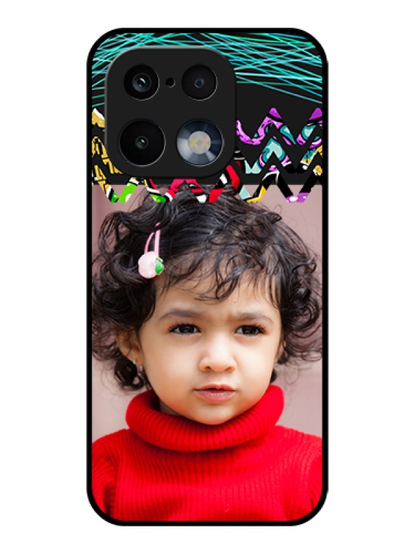 Custom Realme 16 Pro 5G Custom Glass Phone Case - Neon Abstract Design