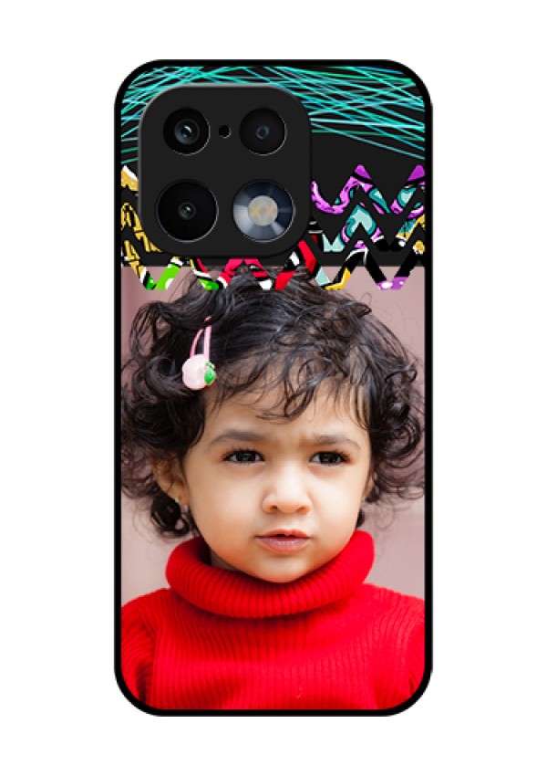 Realme 16 Pro 5G Custom Glass Phone Case - Neon Abstract Design