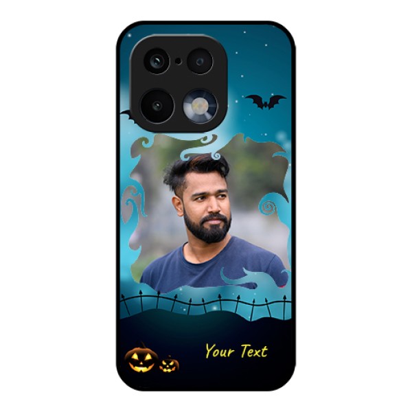 Realme 16 Pro 5G Custom Glass Phone Case - Halloween Frame Design