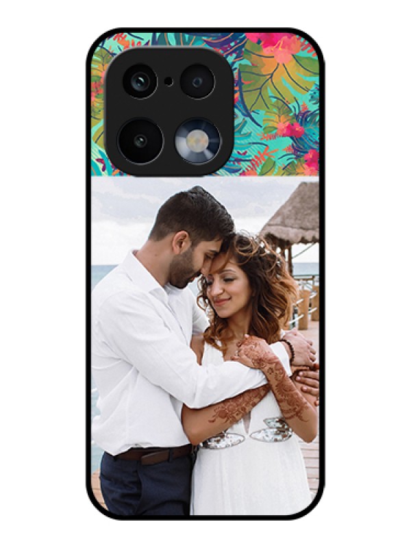 Custom Realme 16 Pro 5G Custom Glass Phone Case - Watercolor Floral Design