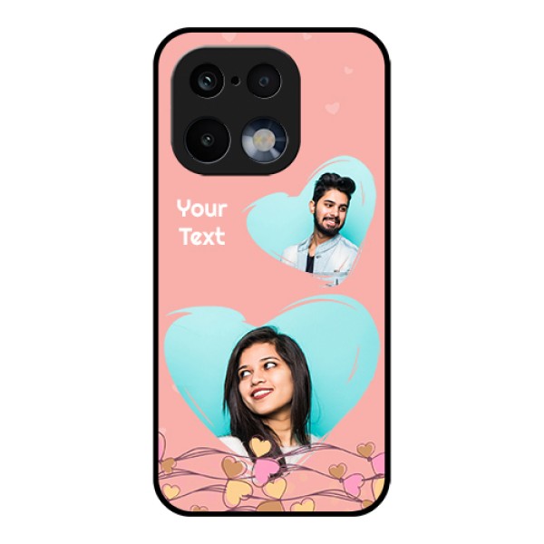 Realme 16 Pro 5G Custom Glass Phone Case - Love Doodle Design