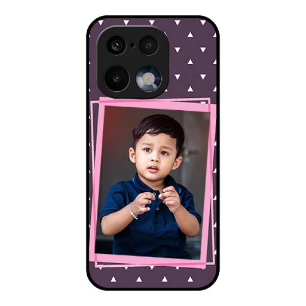 Realme 16 Pro 5G Custom Glass Phone Case - Triangle Pattern Dotted Design Realme 16 Pro 5G Custom Glass Phone Case - Triangle Pattern Dotted Design