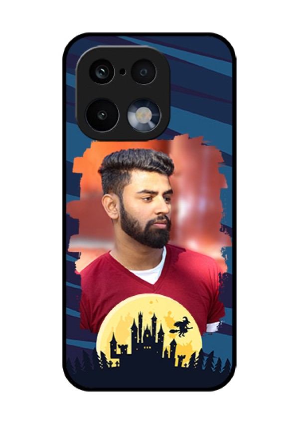 Realme 16 Pro 5G Custom Glass Phone Case - Halloween Witch Design